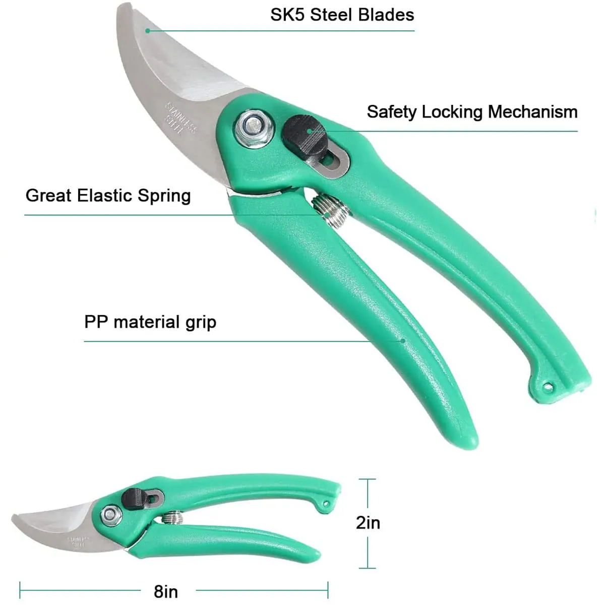 0465 Stainless Steel Garden Scissors