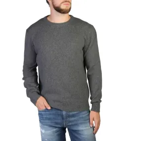 100% Cashmere - C-NECK-M - Grey