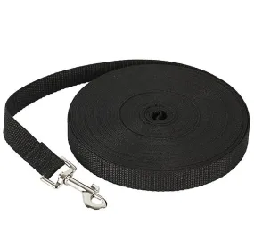 12m*2cm black 50m pet dog leash,outdoor tracking leash For Large Dogs AZ234