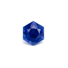 2.51ct Bright Blue Montana Sapphire Hexagon