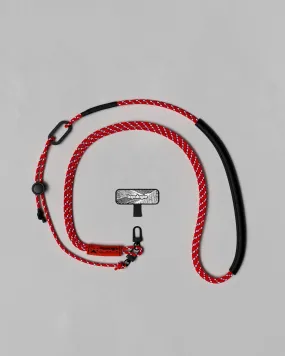 3.0mm Tricord / Red Patterned   Phone Strap Adapter