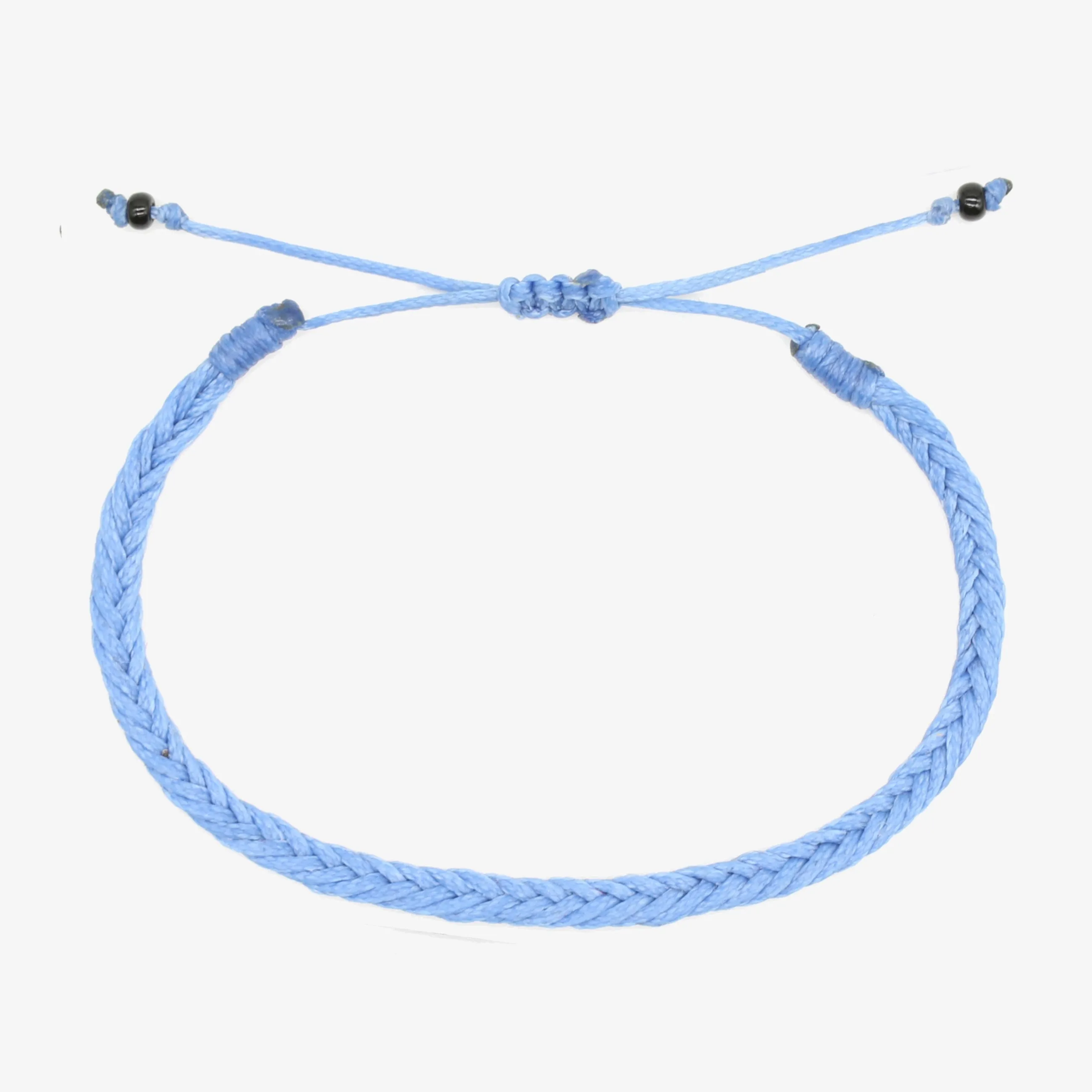 Adjustable Mini Braided Bracelet (Turquoise)