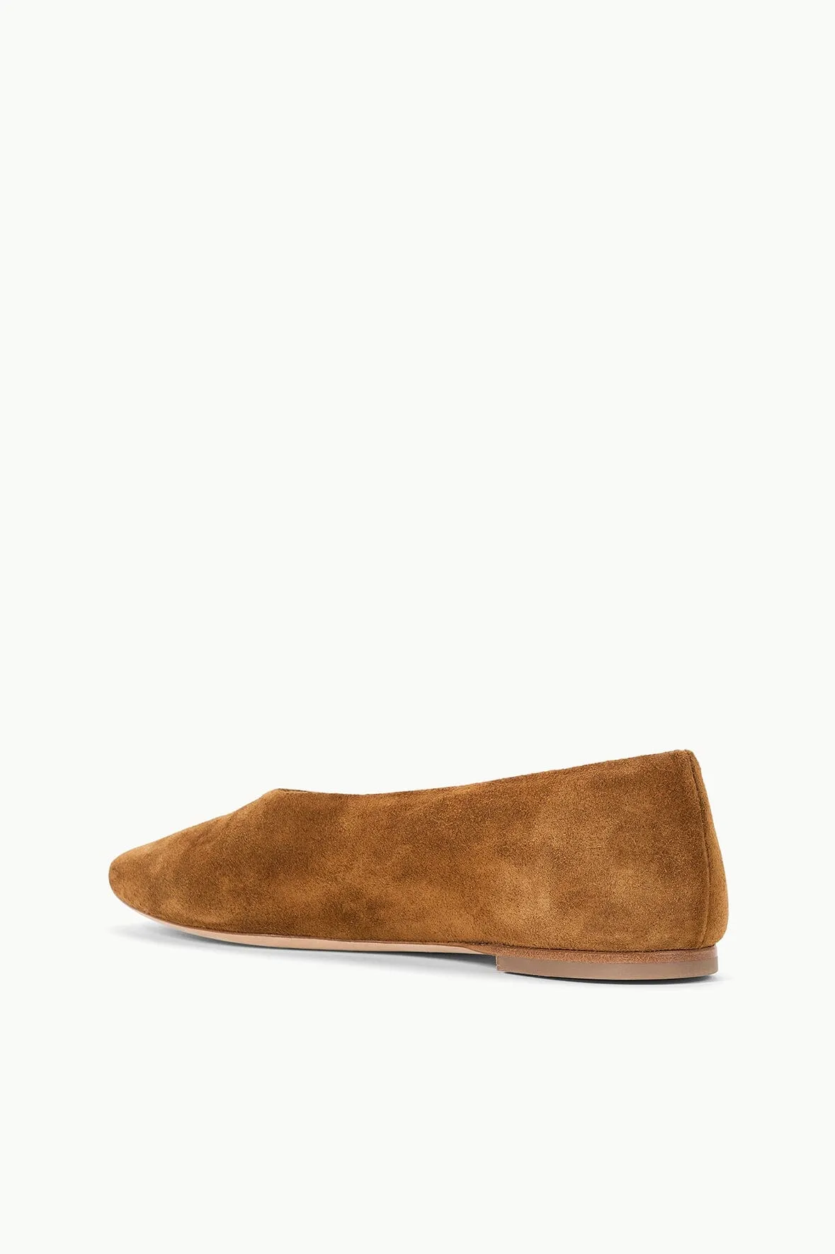 ALBA BALLET FLAT | TAN SUEDE