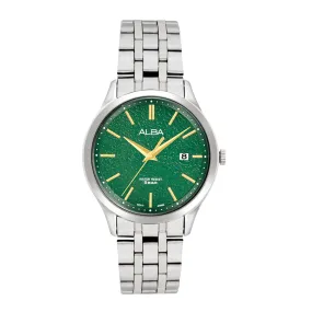 Alba Quartz 29mm Green Patterned Dial Ladies Watch| AH7BR7