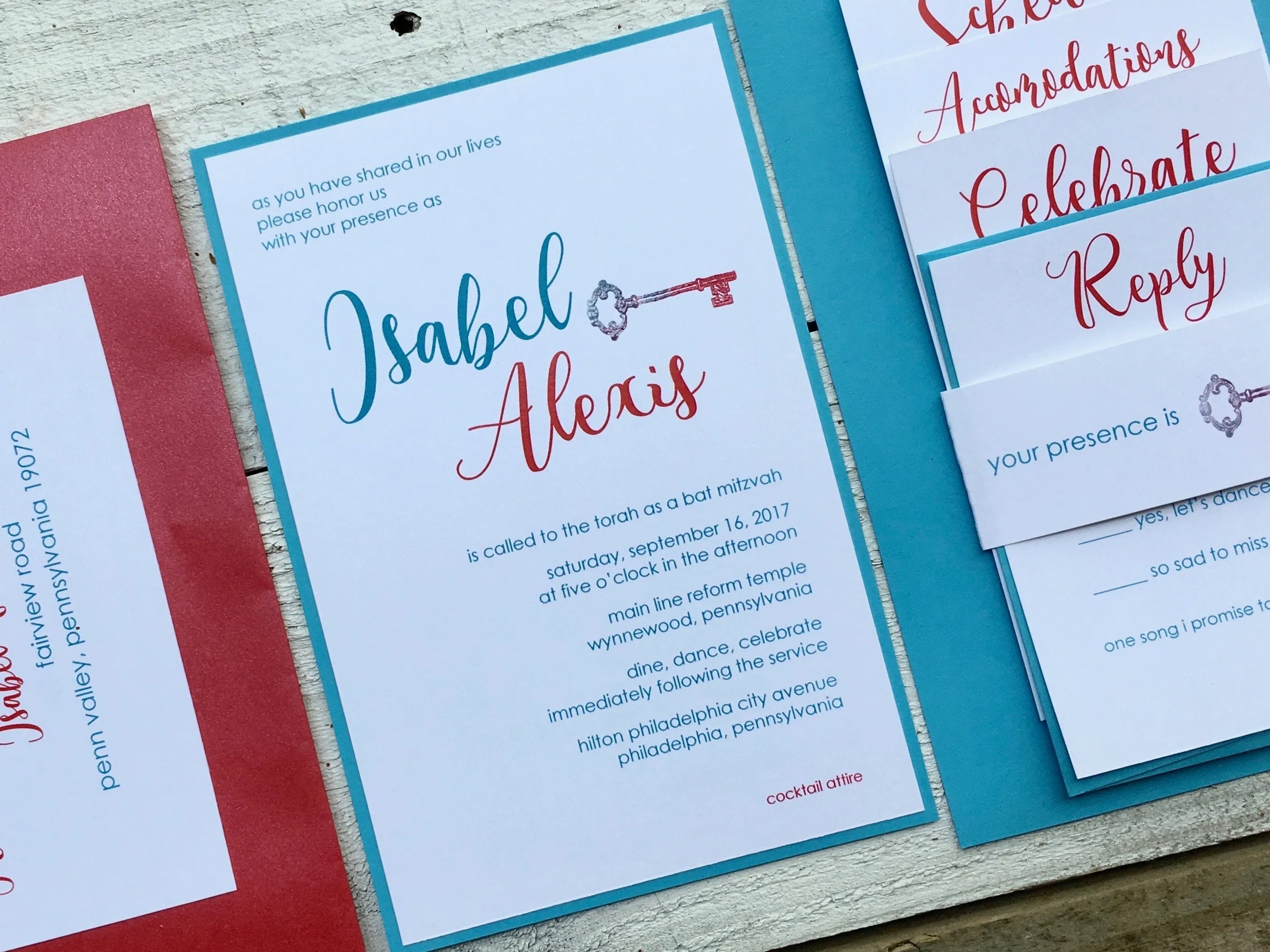 Alice in Wonderland Themed Invitation