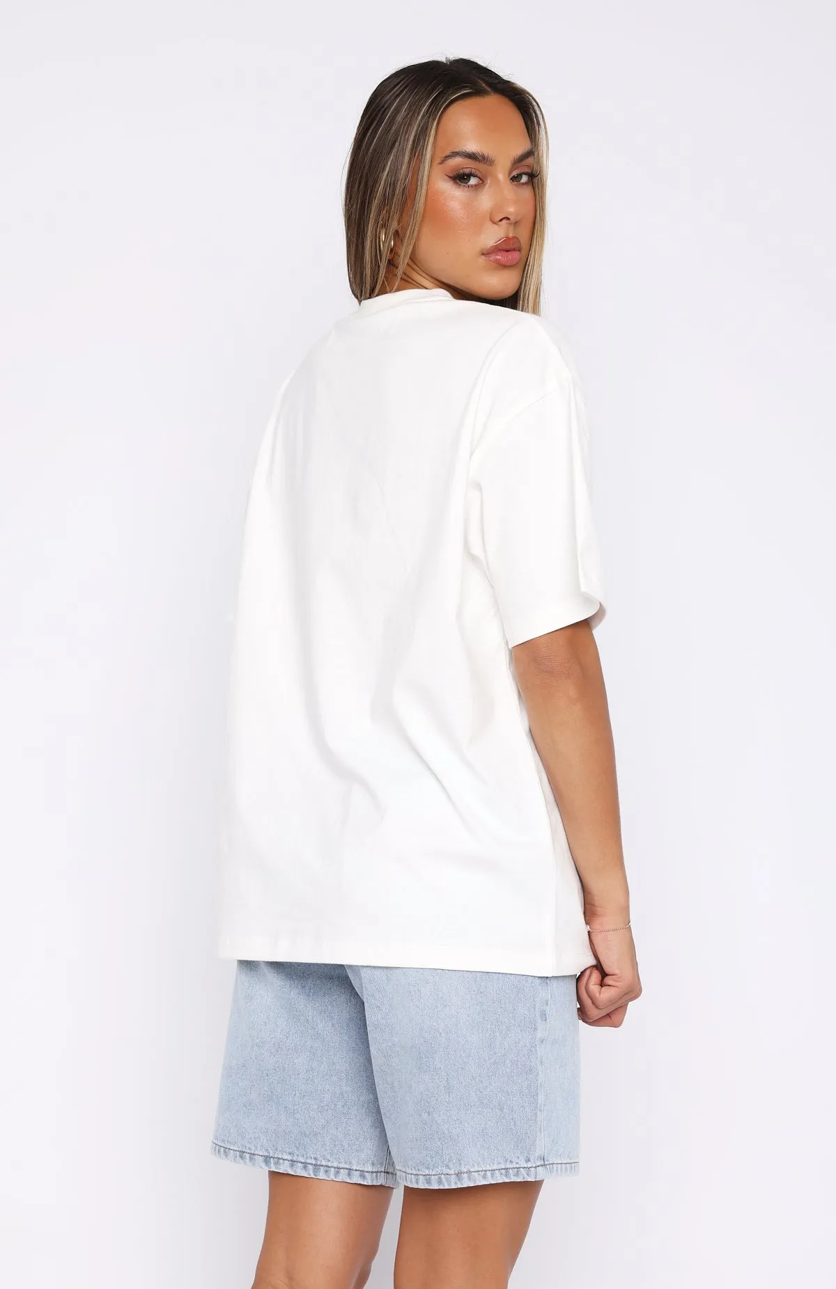 Always Blessed Oversized Tee White