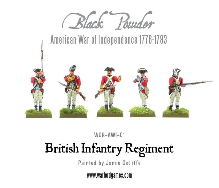 American War of Independence: British Infantry Regiment