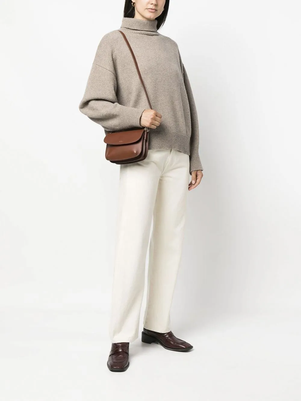 A.P.C. Mini Leather Shoulder Handbag