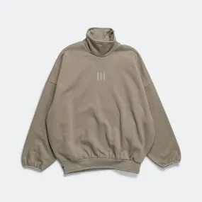 Athletics Fleece Mock Sweatshirt - Clay