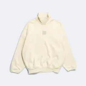 Athletics Fleece Mock Sweatshirt - Pale Yellow