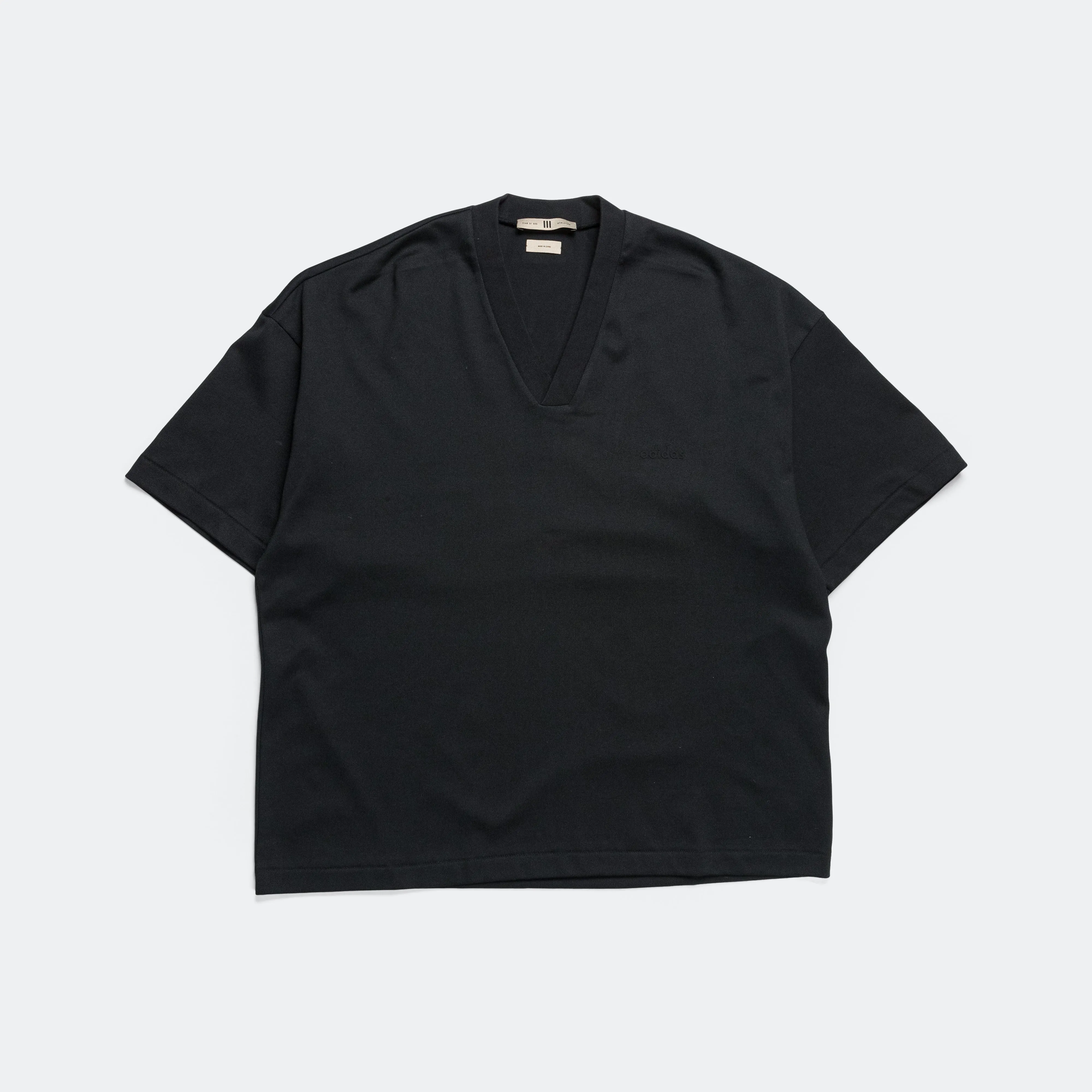 Athletics V-Neck Tee - Black