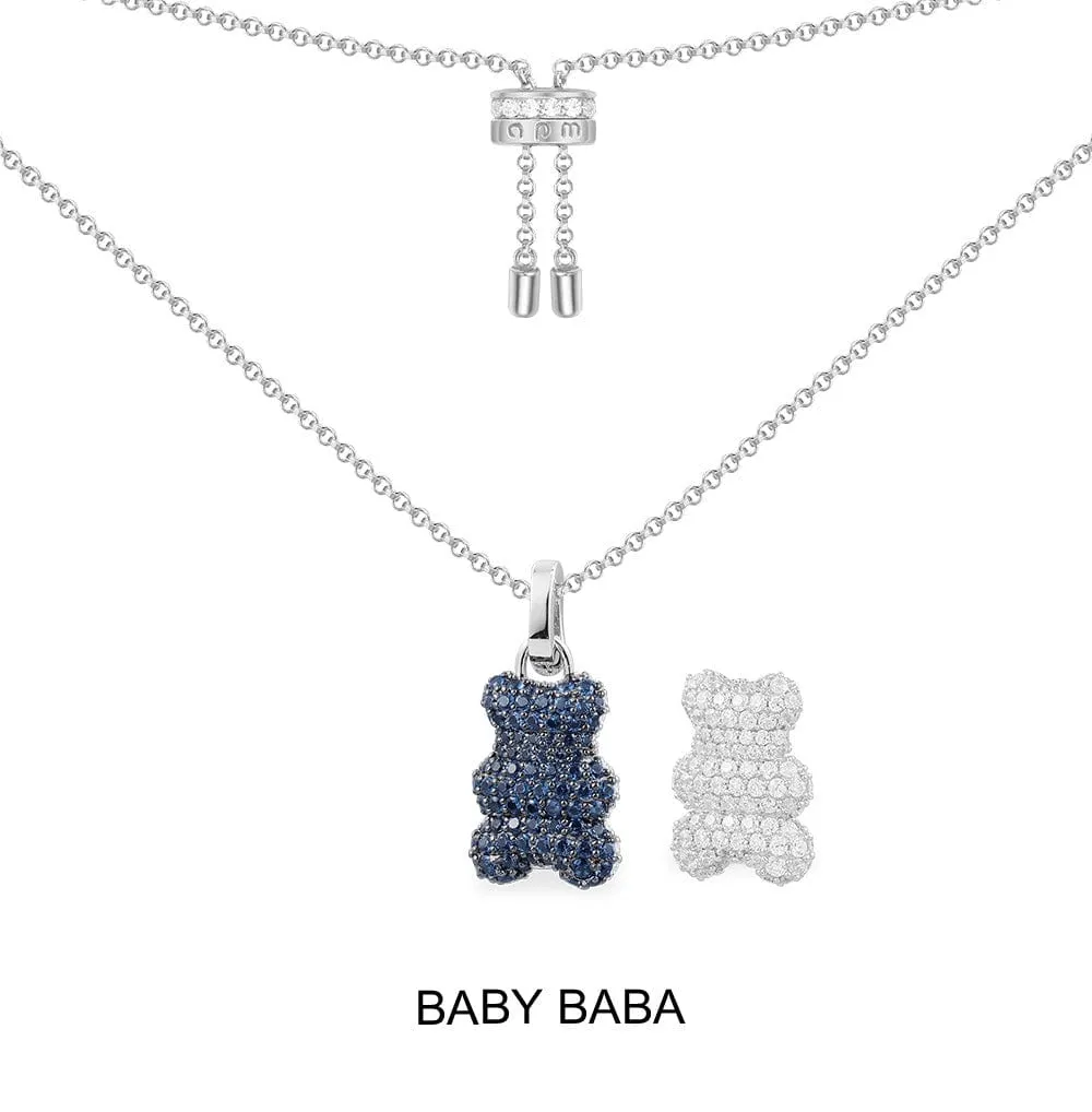 Baby Baba Yummy Bear (Clippable) Adjustable Necklace