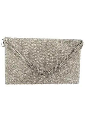 Beaded Honeycomb Clutch