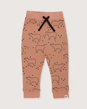 Bear Silhouette Harem Joggers