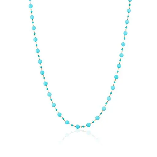 Beyond Sleeping Beauty Turquoise Beads Necklace