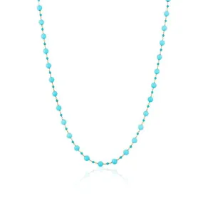 Beyond Sleeping Beauty Turquoise Beads Necklace