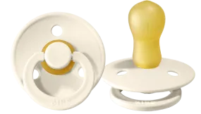 BIBS Pacifier - 2 pack original - Ivory/Ivory