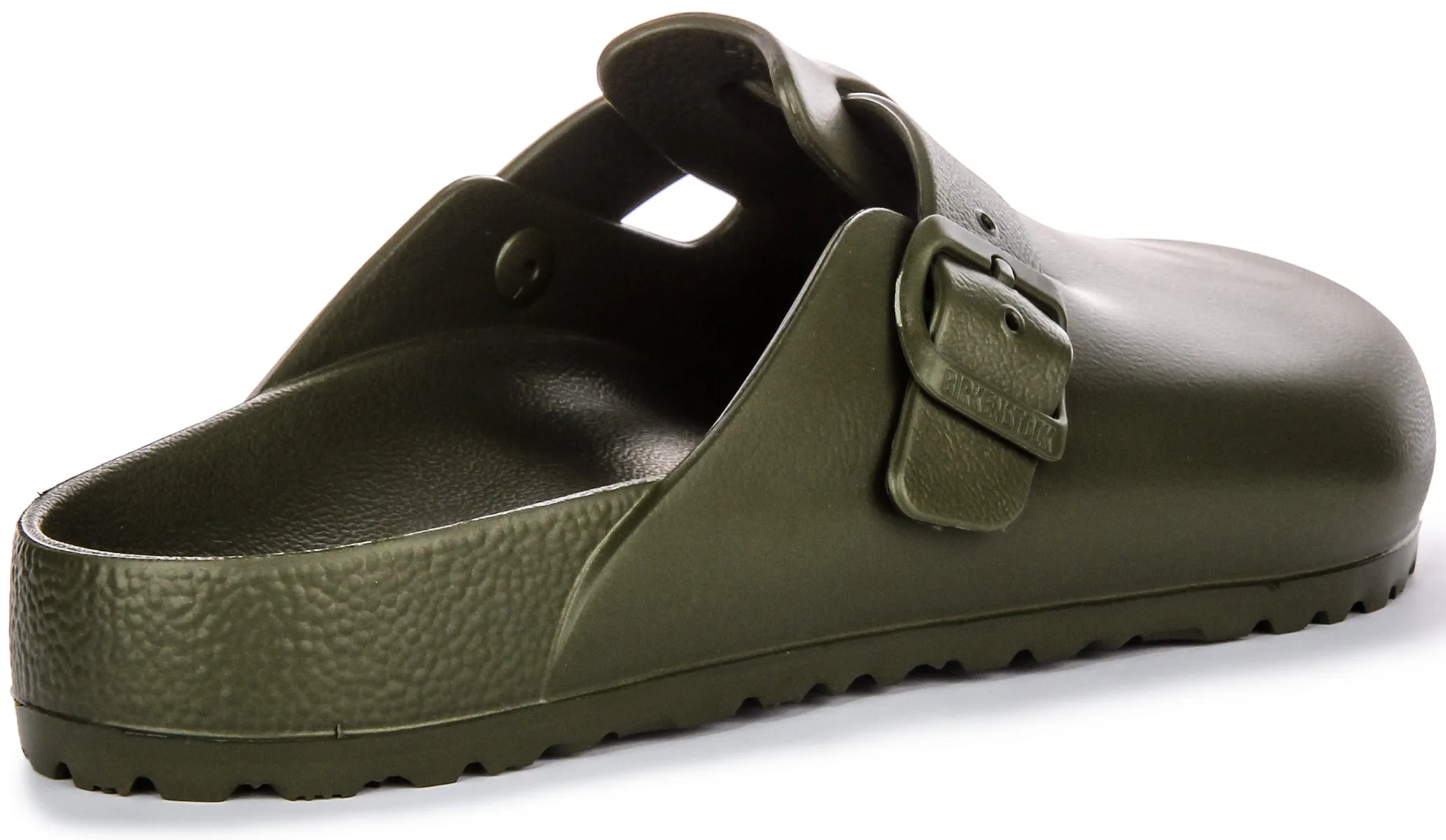 Birkenstock Boston Eva In Khaki Green | Regular Fit