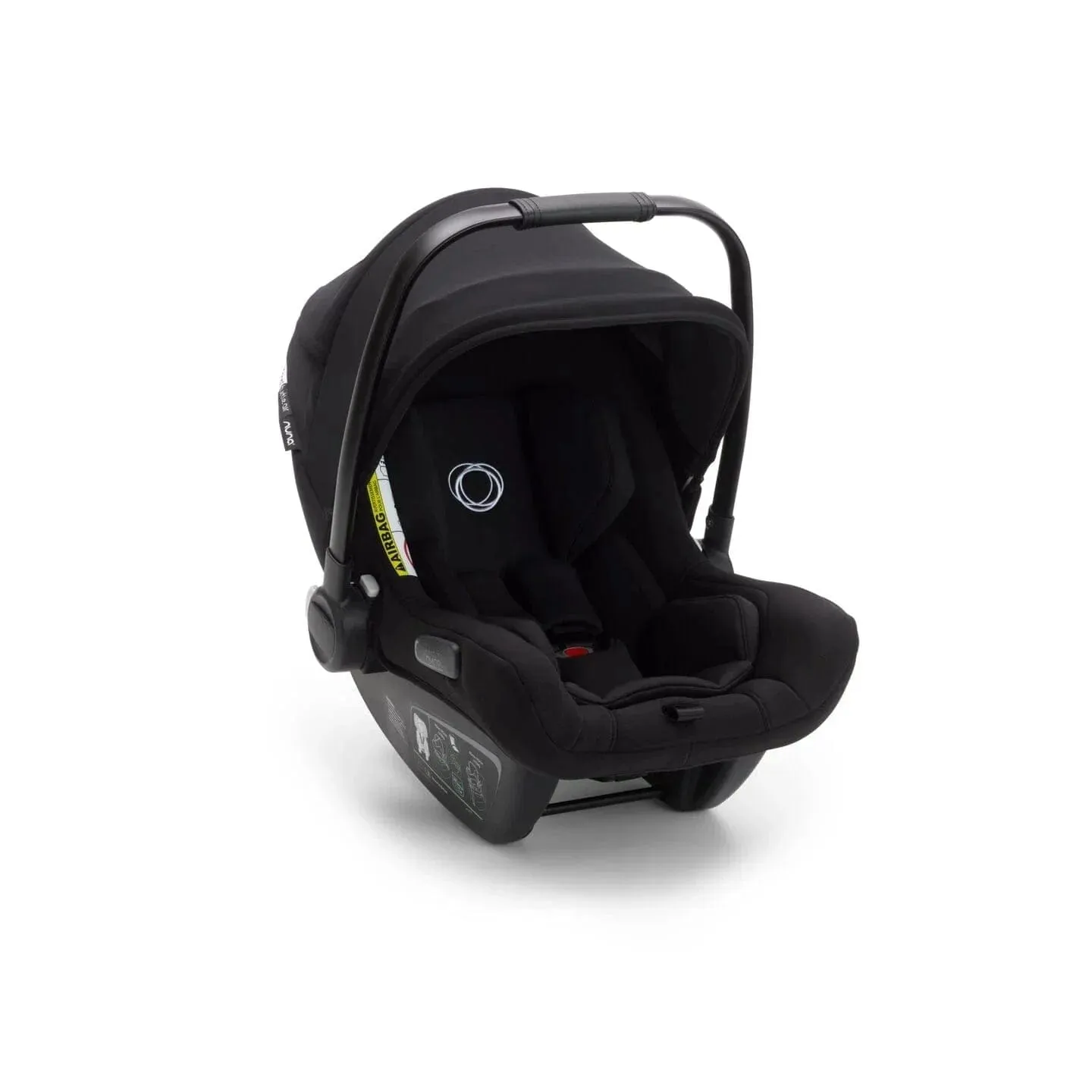 Bugaboo Fox 5, Nuna Turtle and Base Travel System - Black/Midnight Black/Astro Purple