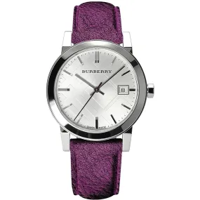 Burberry BU9122 Ladies Purple 34mm Watch