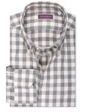 Buttondown Check Shirt Grey