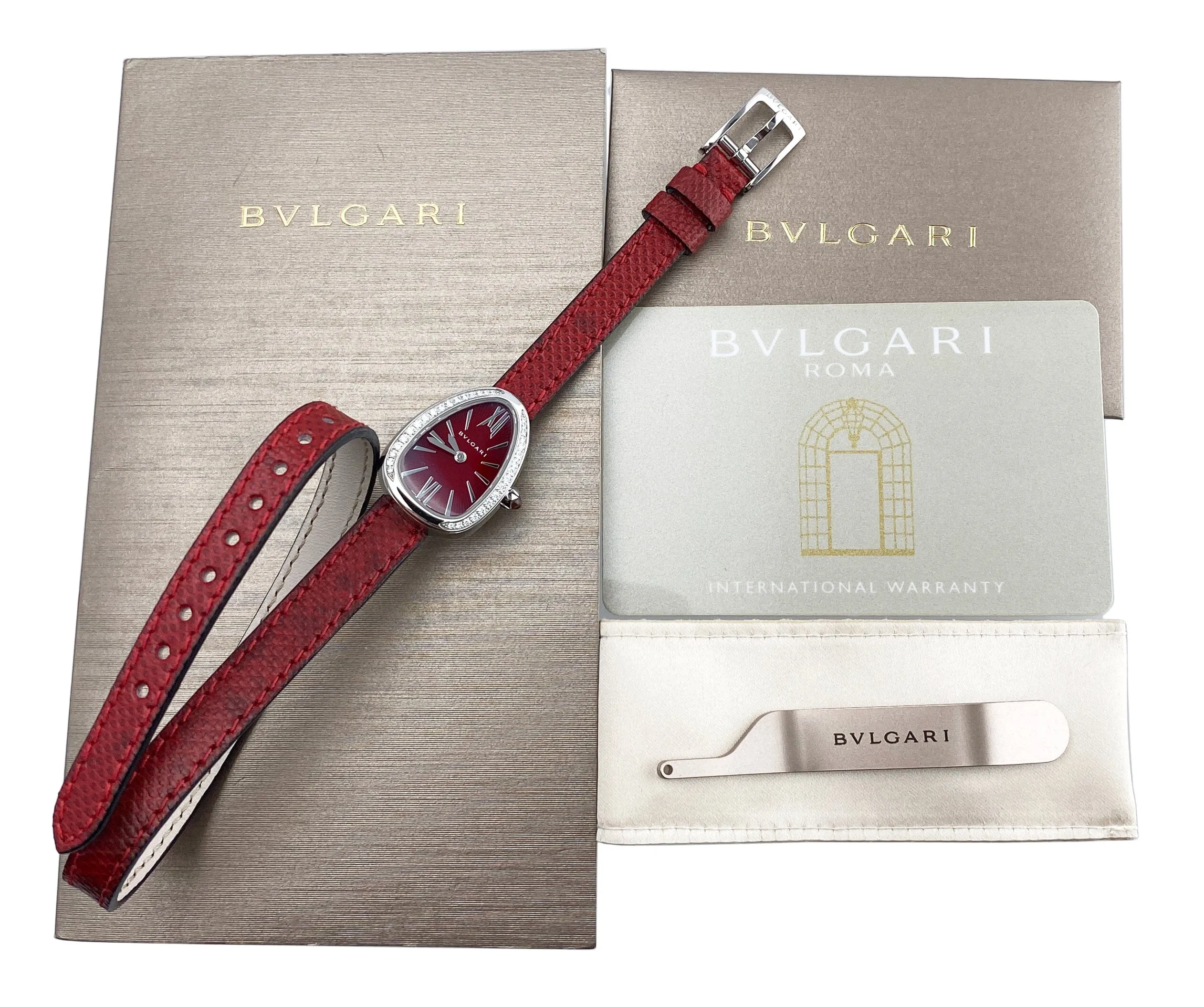 Bvlgari Serpenti 102780 Ladies Watch Box Papers