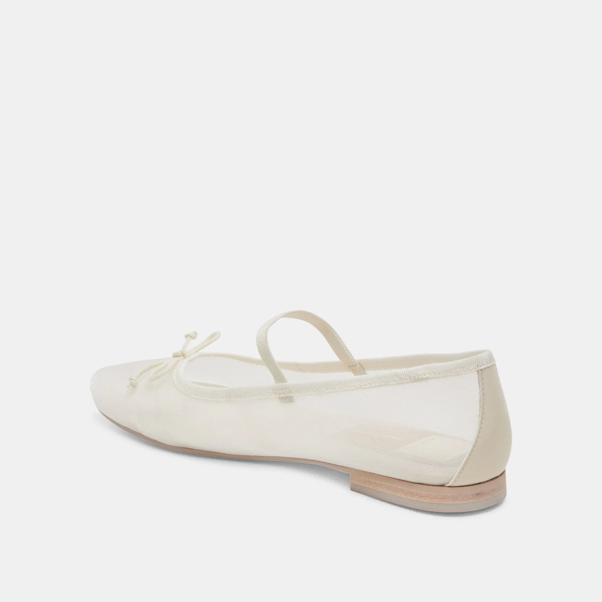 CADEL BALLET FLATS IVORY MESH