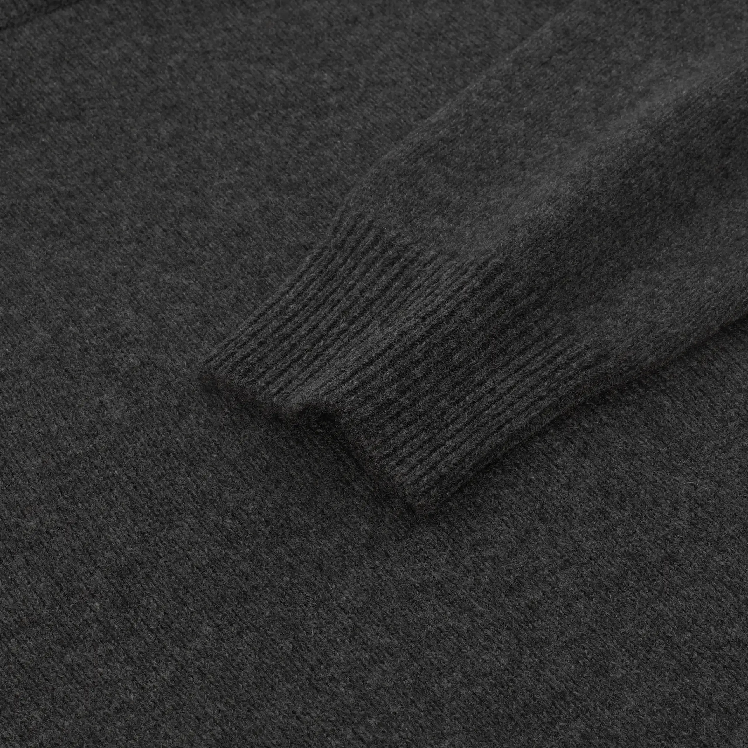 Cashmere Turtleneck Sweater in Dark Grey