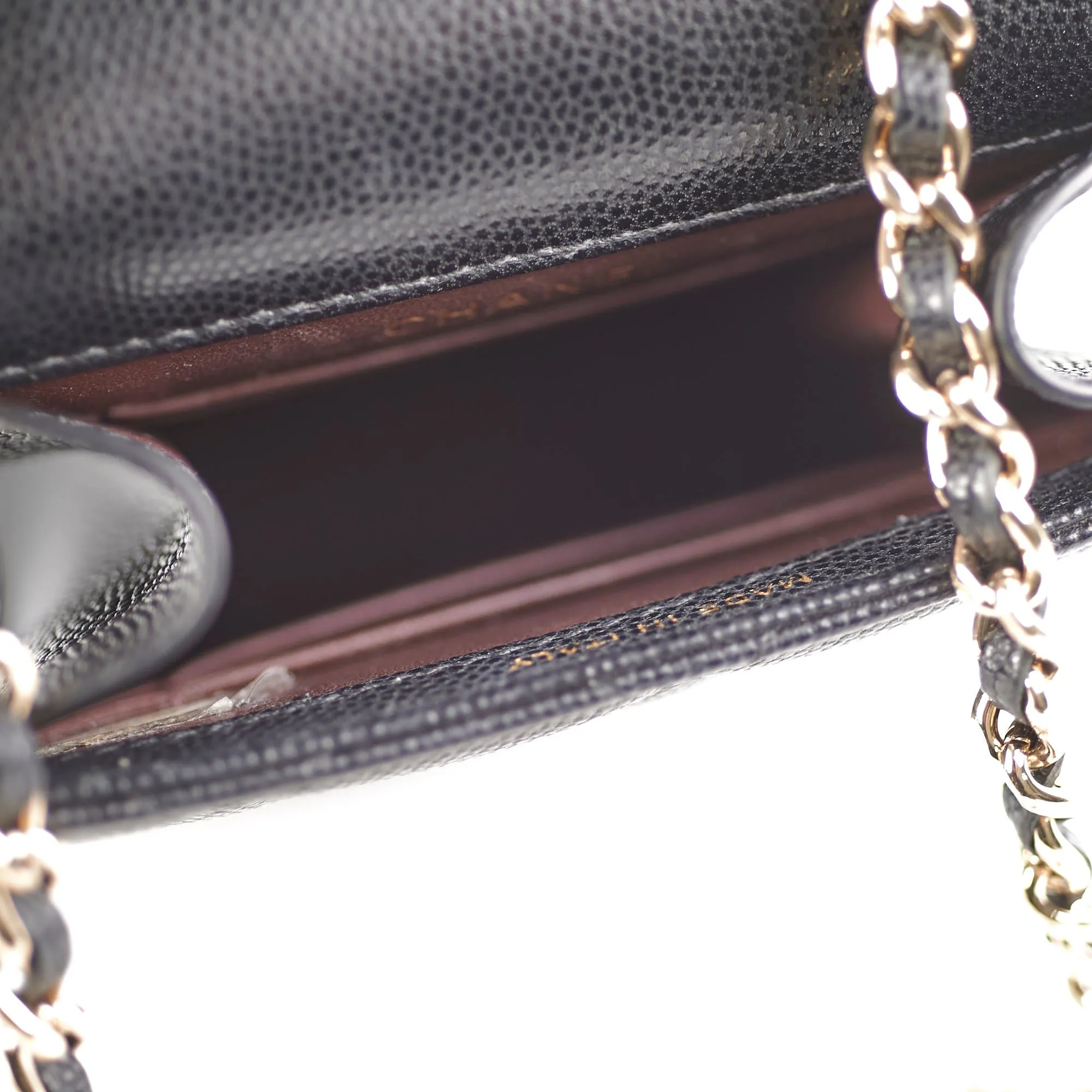 Chanel Caviar Quilted Phone Holder Crossbody