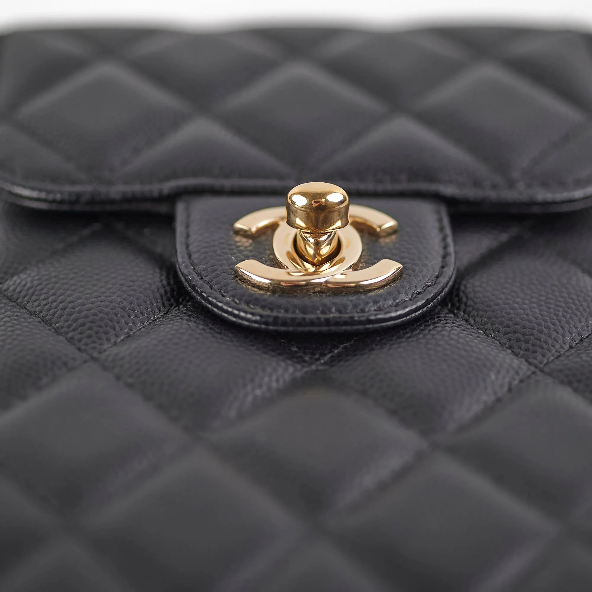 Chanel Caviar Quilted Phone Holder Crossbody