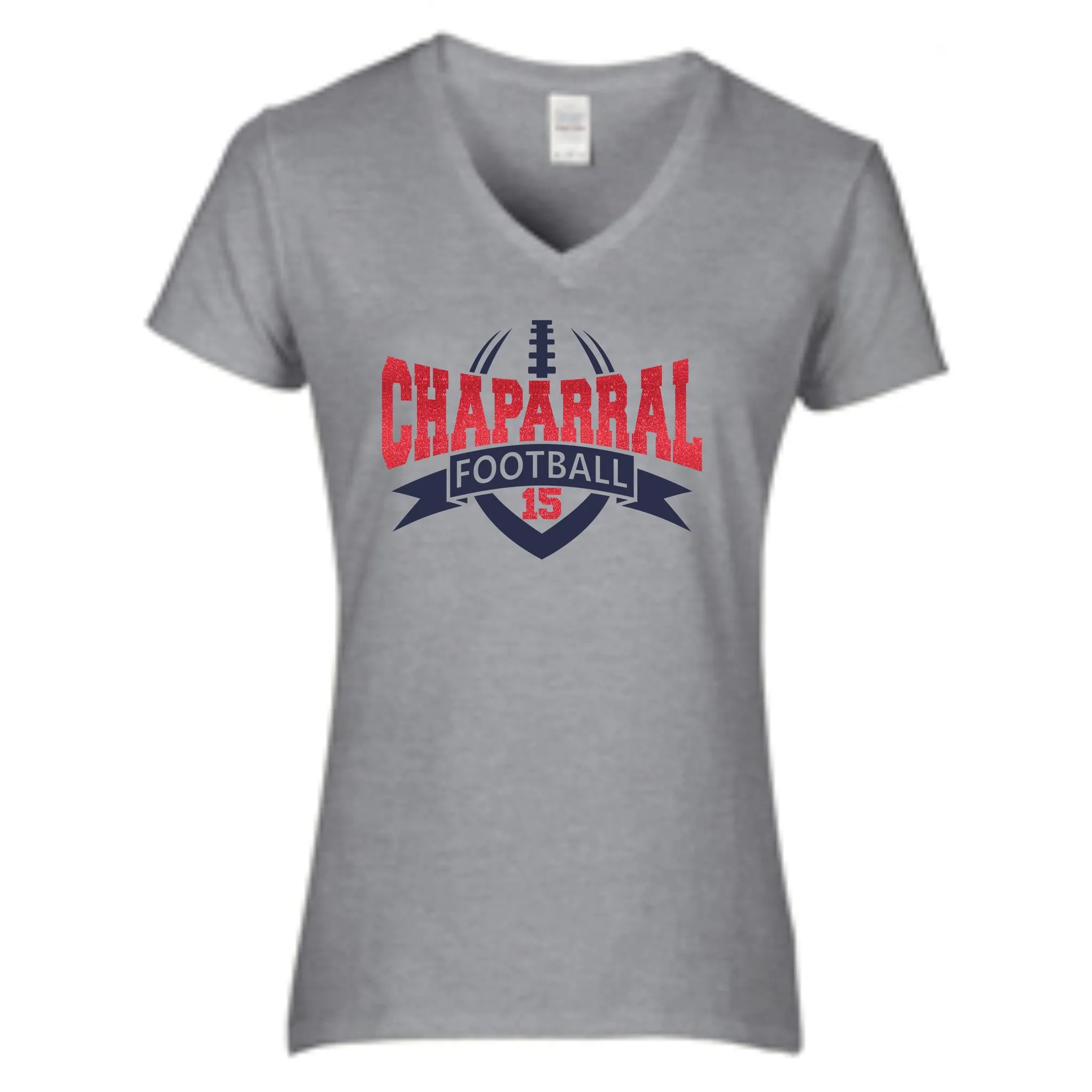 Chap Ladies Banner Glitter Short Sleeve Tee