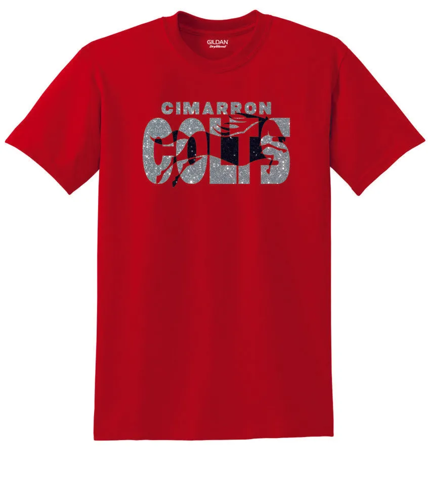 Cimarron Colts Tee - Matte or Glitter