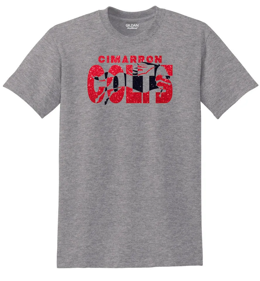 Cimarron Colts Tee - Matte or Glitter