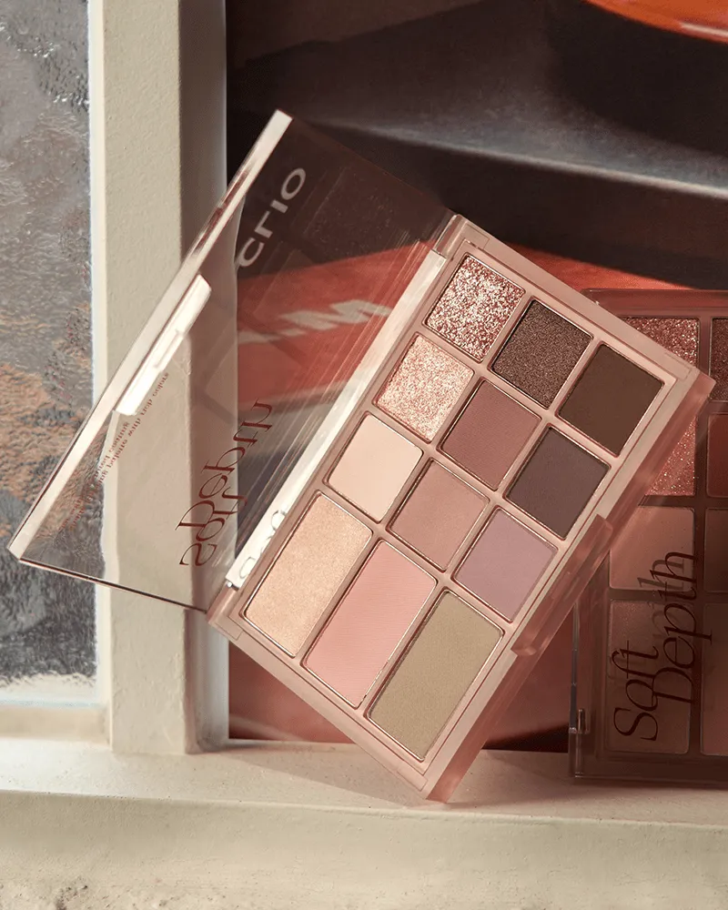 CLIO Shade & Shadow Palette #Soft Depth