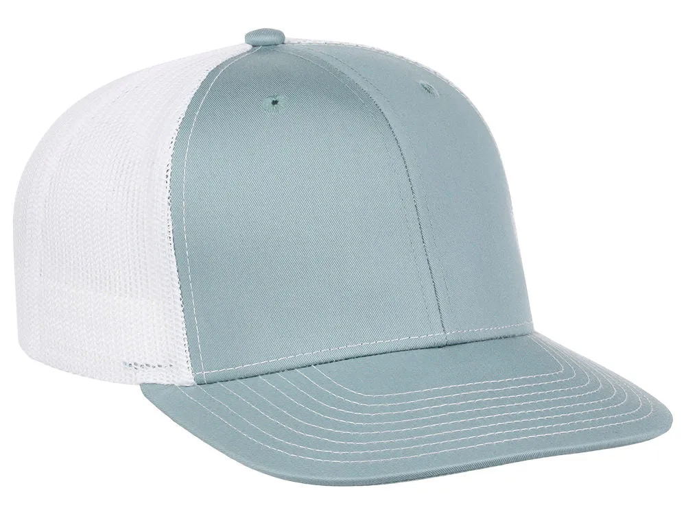 Crowns By Lids Slam Dunk Trucker Cap - Light Blue/White