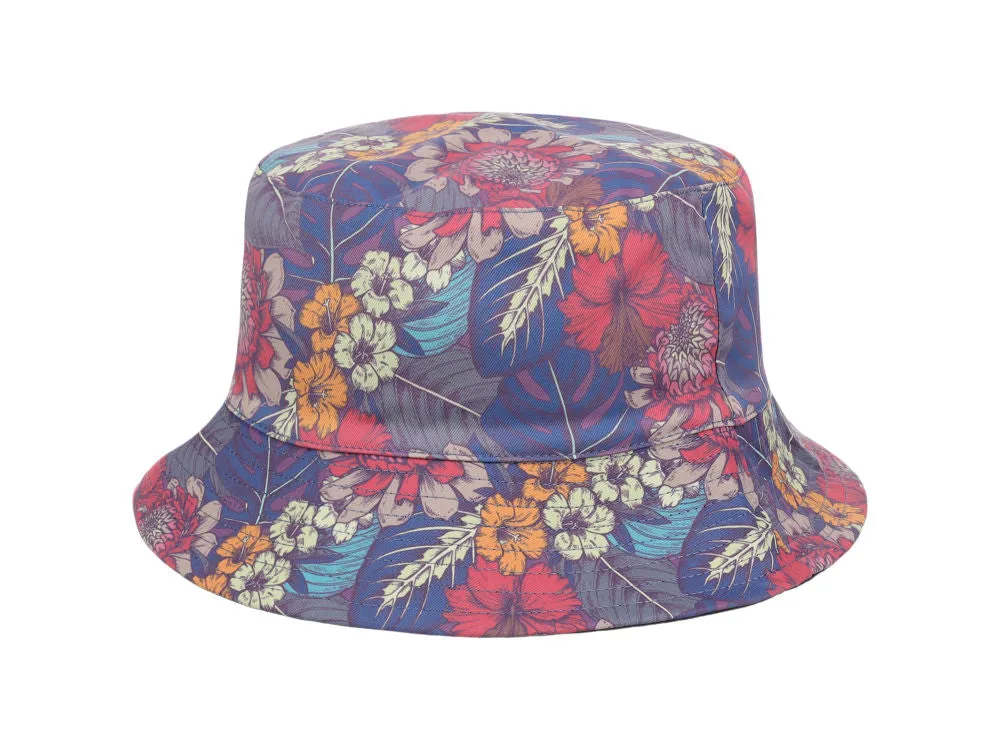 Crowns By Lids Tropical Bucket Hat - Purple/Blue