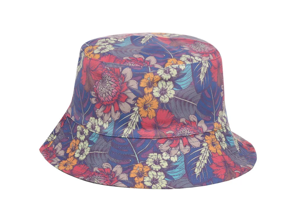 Crowns By Lids Tropical Bucket Hat - Purple/Blue