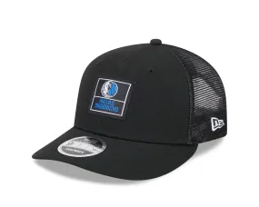 DALLAS MAVERICKS NEW ERA BLACK PATTERNED ADJUSTABLE CAP