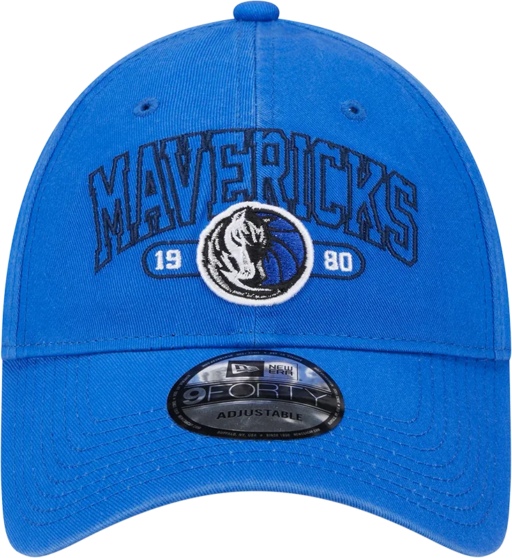 DALLAS MAVERICKS NEW ERA ROYAL BLUE MAVERICKS ADJUSTABLE CAP