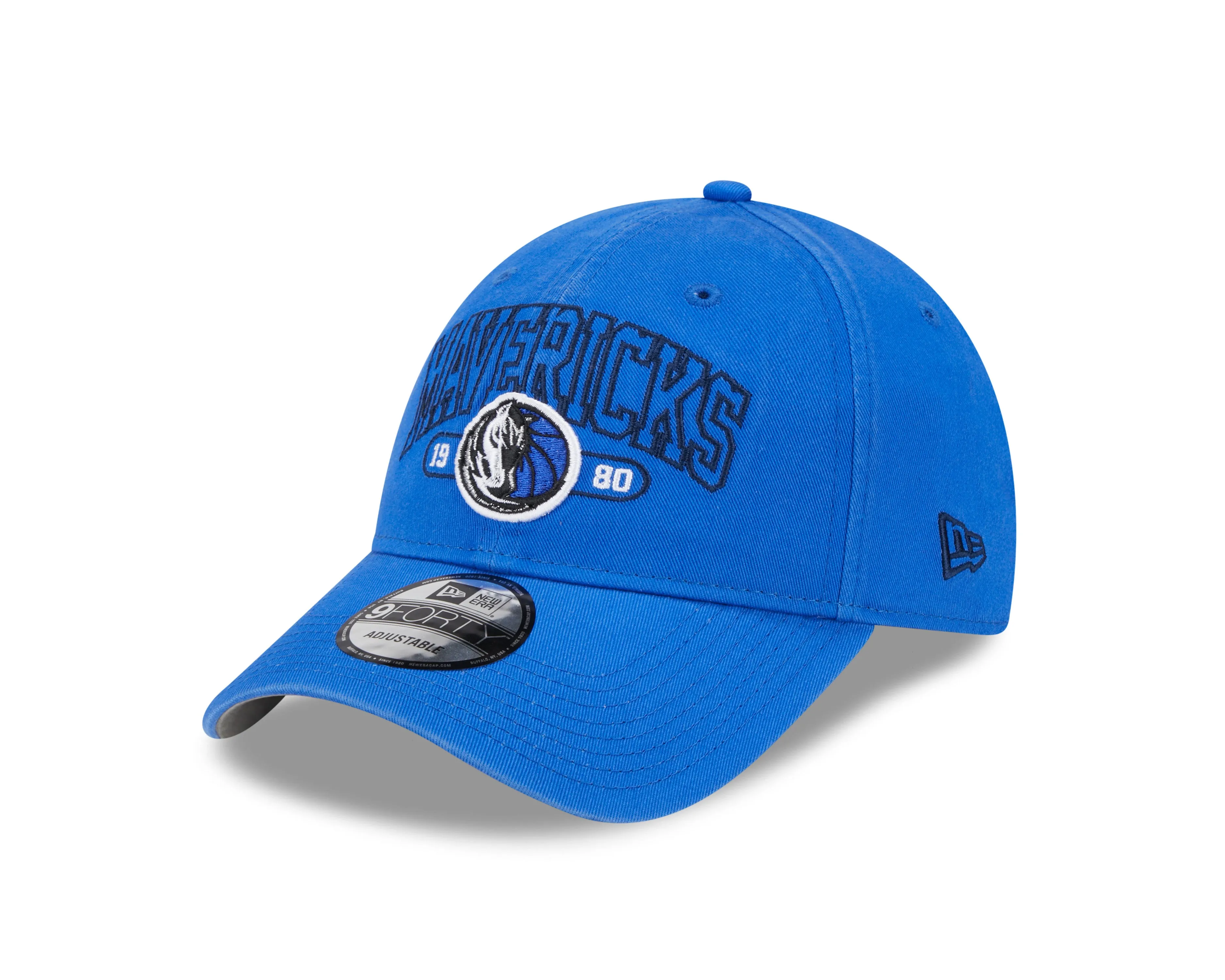 DALLAS MAVERICKS NEW ERA ROYAL BLUE MAVERICKS ADJUSTABLE CAP