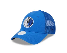 DALLAS MAVERICKS NEW ERA WOMEN'S ROYAL BLUE MESH HORSEHEAD ADJUSTABLE CAP