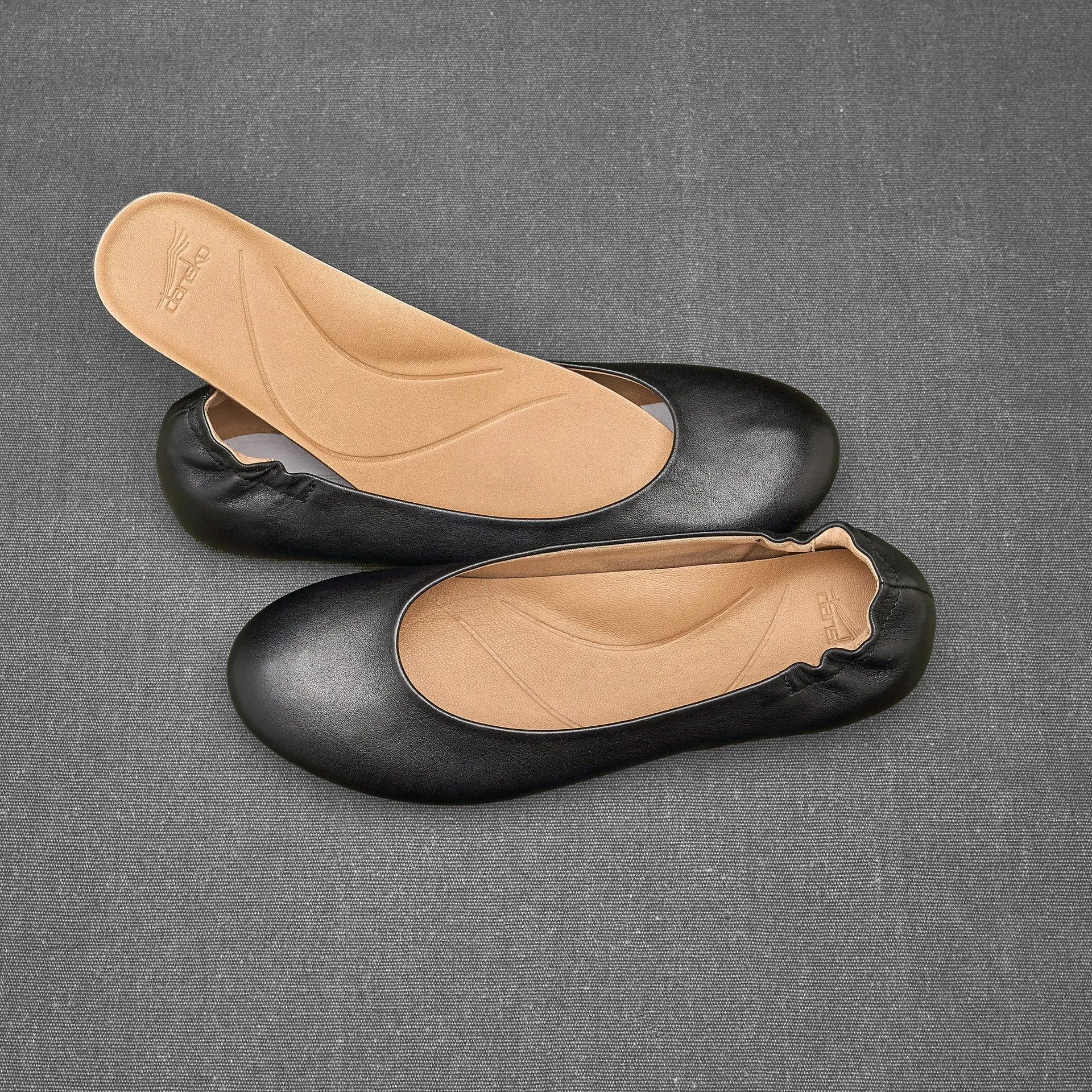 DANSKO MOLLIE BALLET FLAT BLACK