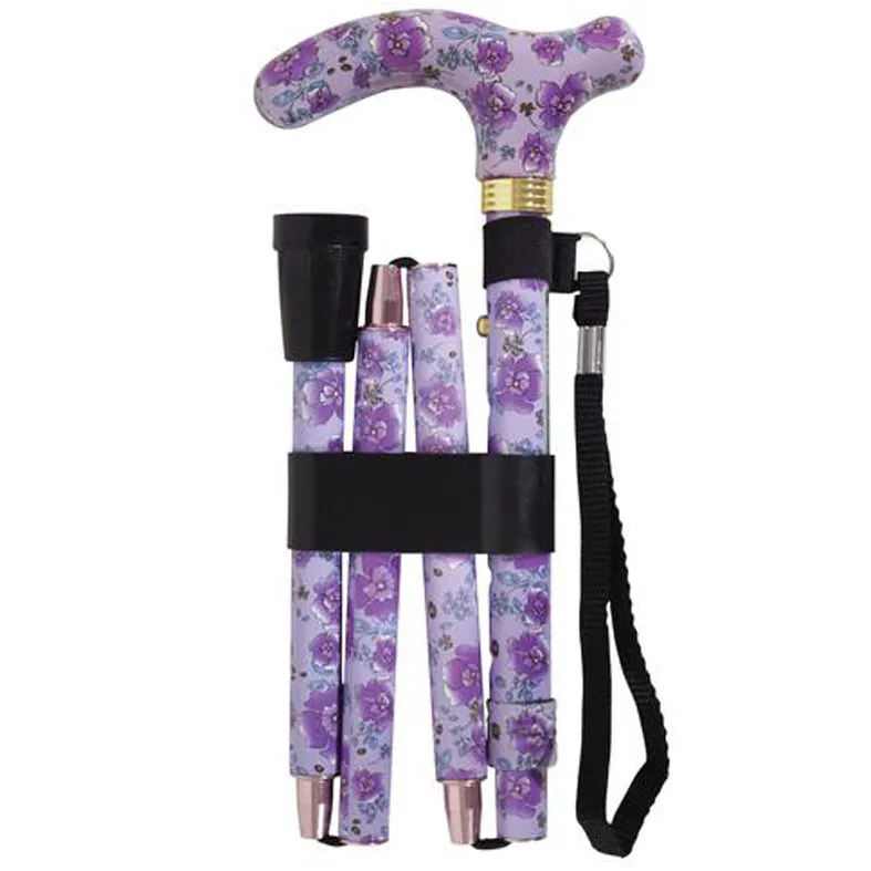 Deluxe Folding Patterned Walking Canes