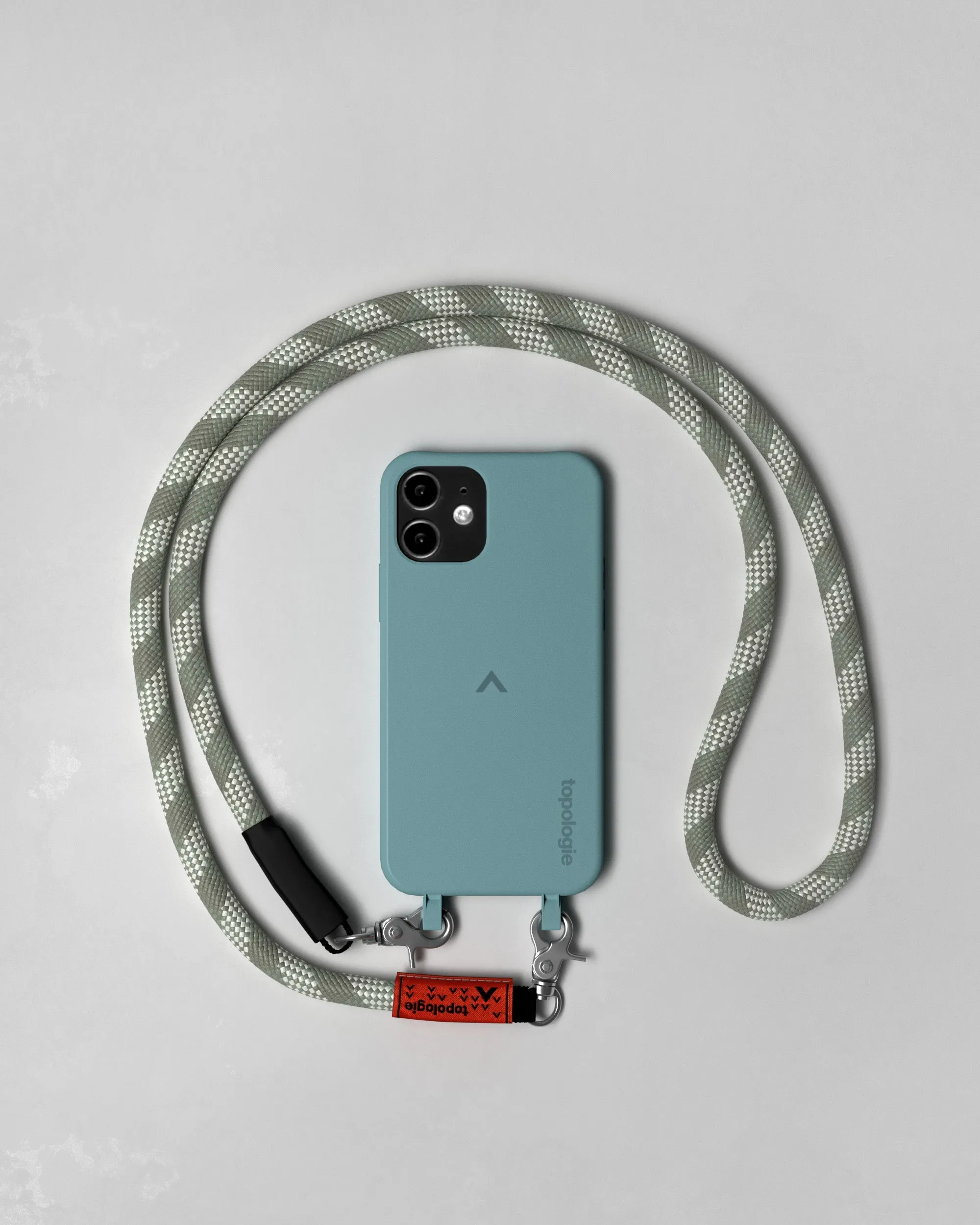 Dolomites Phone Case / Teal / 10mm Sage Patterned