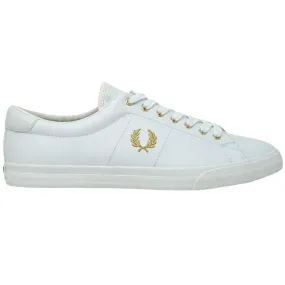 Fred Perry Spencer Leather White Trainers