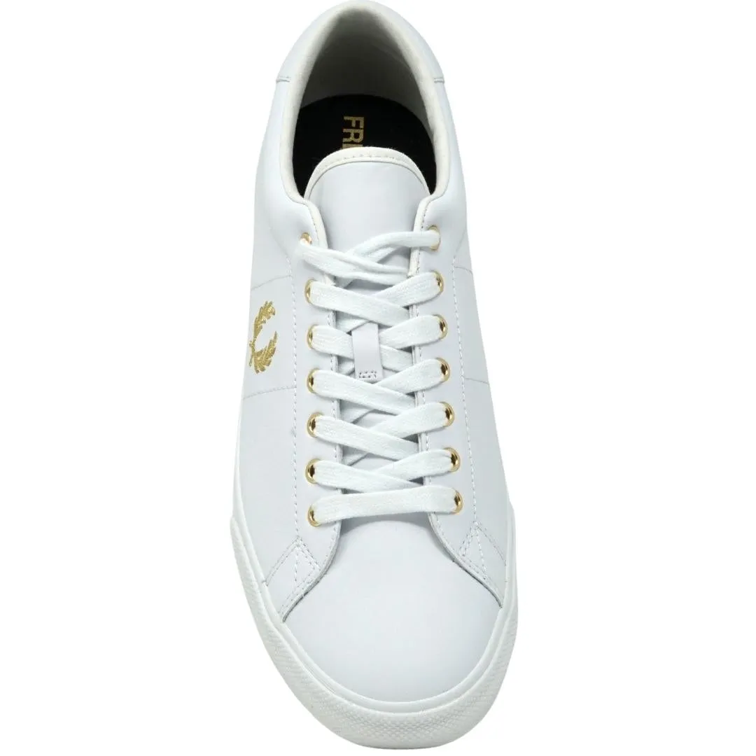 Fred Perry Spencer Leather White Trainers