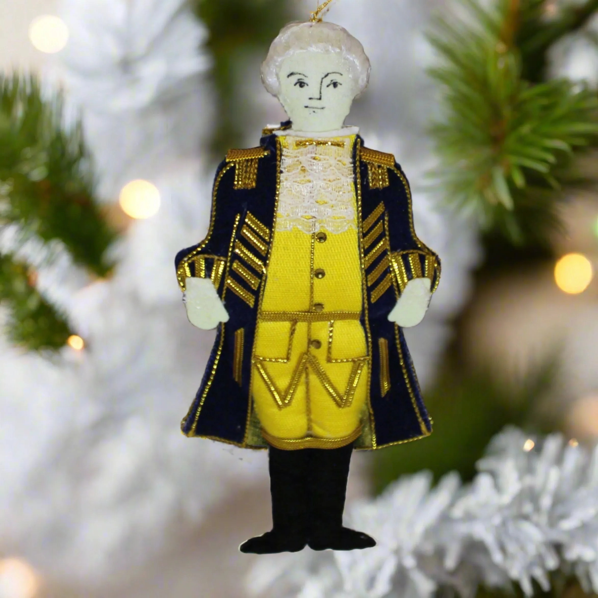 George Washington Fabric Ornament