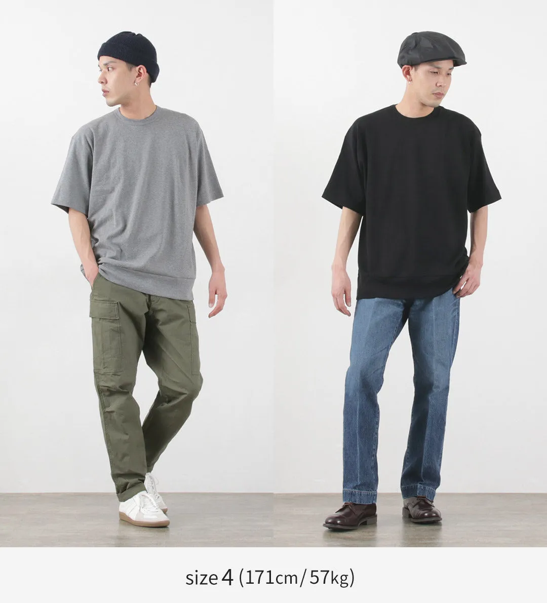 GICIPI / TONNNO Relaxed Fit Crew Neck T-Shirt