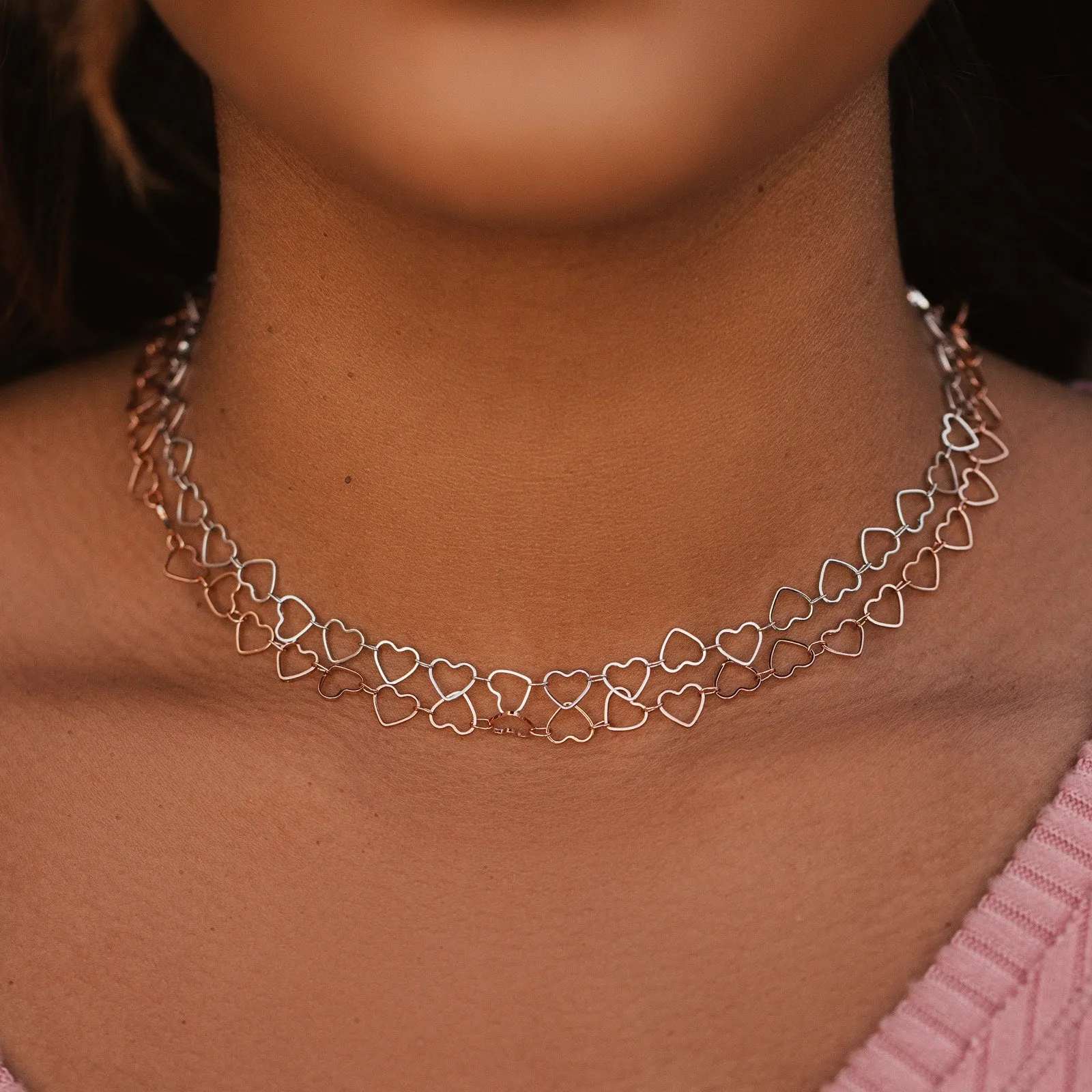 Heart Chain Choker