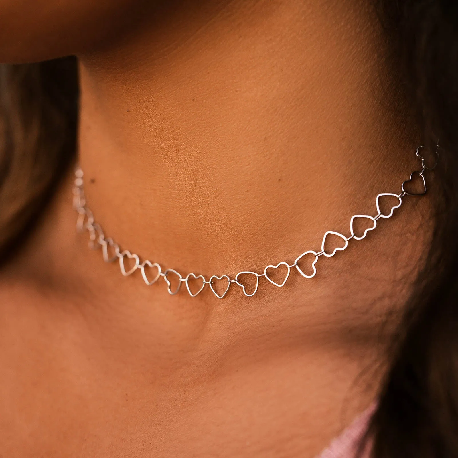 Heart Chain Choker